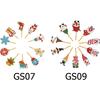 Merry Christmas Pendant DIY Diamond Mosaic Ornaments Christmas Tree Hanging Decoration Party Friends Gift Supplies