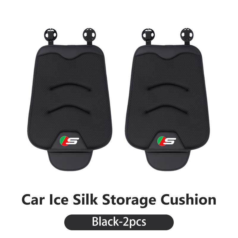For Jaguar Car Ice Silk Seat Storage Seat Cushion Organizer Bag Seat Breathable Non-slip Pad XK S-Type F-Type X-Type F-Pace NN55