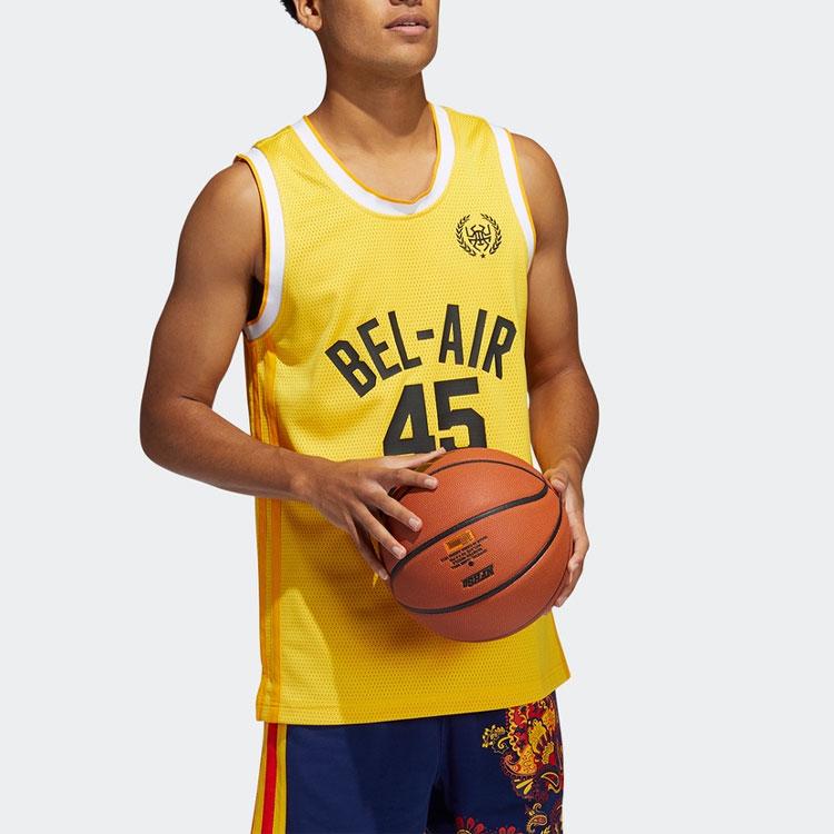 Adidas X BAA Limited Edition Basketball Sports Vest Men Sportswear Sunlight-Yellow HB4256