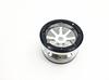 RC Car 2.2-inch Internal Beadlock Wheel Hubs, Internal Beadlock Wheels, #15 (4-Pack, Silver)