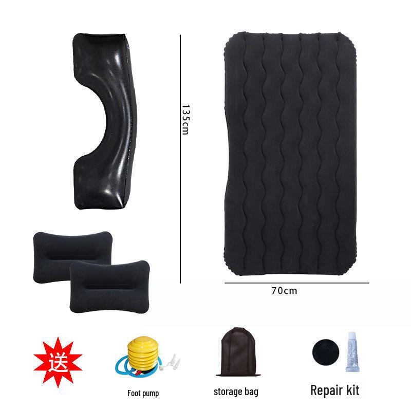 Rear Seat Car Inflatable Mattress - Foldable Travel Sleeping Pad for Car Interior