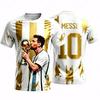 2026 Messi No. 10 Championship Football Jersey Argentina Football Fan Gifts Sports Men T-Shirt Children Clothing Tees Y2k Woman