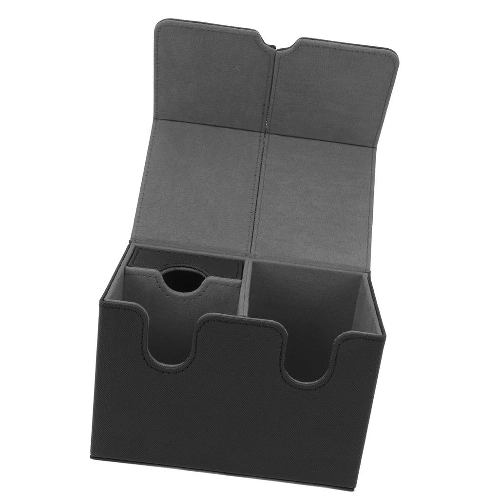 Card Deck Box PU Leather Magnetic Card Storage Holder   Case Fits 160 Cards for Trading Cards Tarot Cards