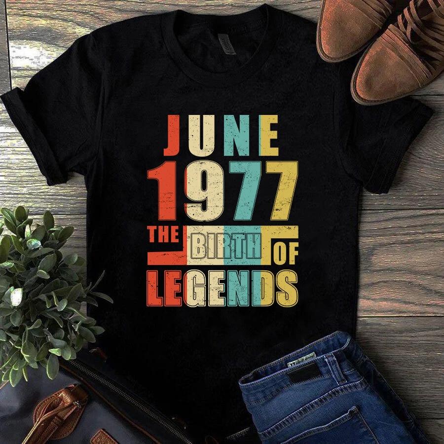 Men s and Women s T-shirts June 1977 The Birth S