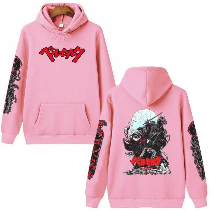 Berserk Espada Viento Leyenda Guts Sudadera con Capucha Parte Superior de Forro Polar Chaqueta Jersey Sudadera con Capucha