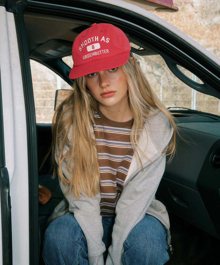 GREENBUTTER Pop Logo Cap (Red)