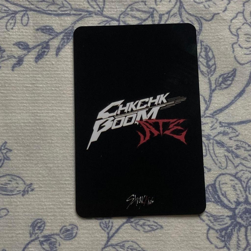 [USED] Changbin Stray Kids CHK CHK BOOM ATE Sanok Trading Card