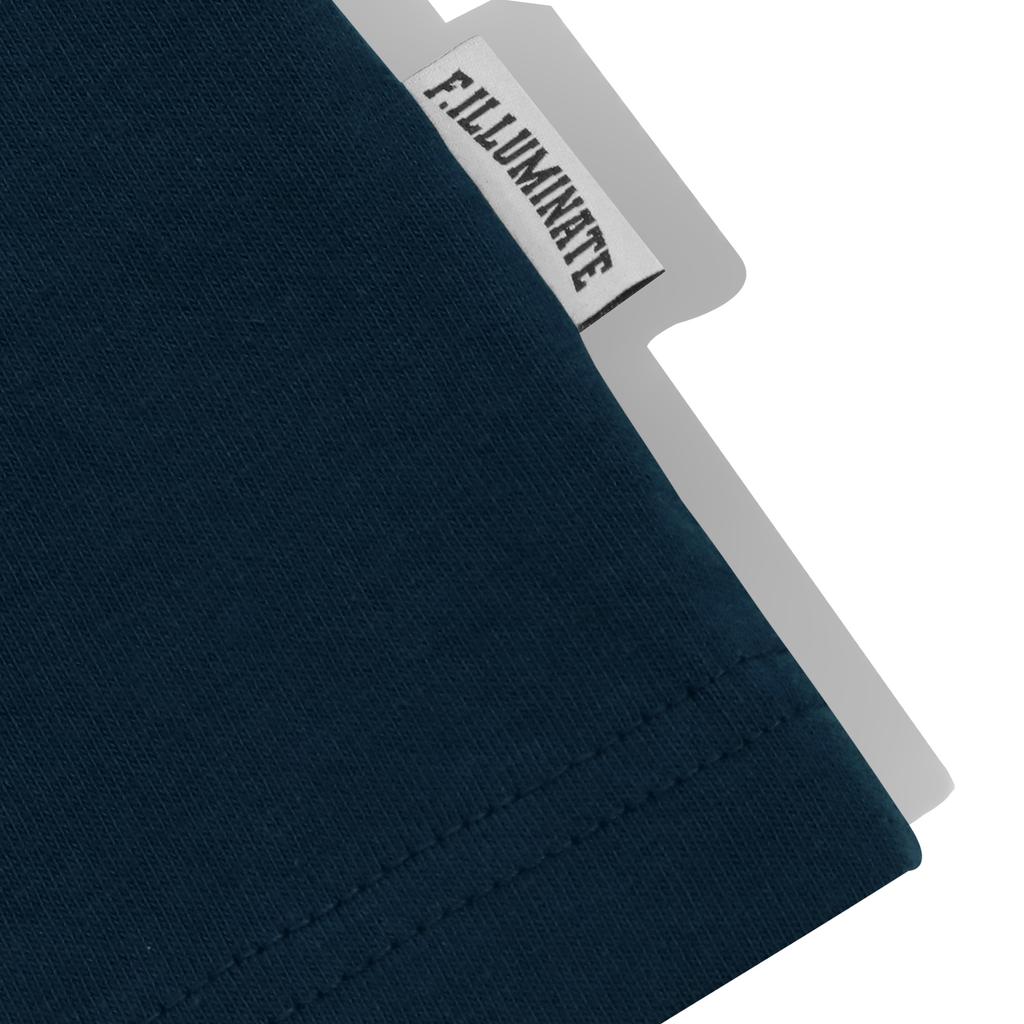 FILLUMINATE Oversized Fruitage T-Shirt - Navy