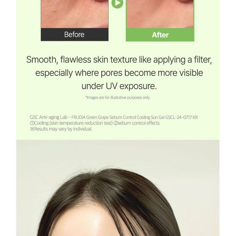 FRUDIA - Green Grape Sebum Control Sun Gel