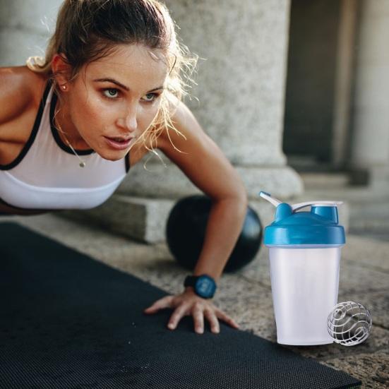 4ks Proteinových šejkrů Mísící kuličky Potravinářské opakovaně použitelné Snadno se čistí Míchačka na bílkoviny Šálek na vodu Šálek Míchací kuličky