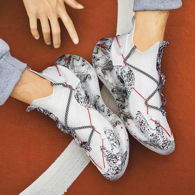 Comfortable Sneakers Men 'S Summer Lightweight Breathable Outdoor Men 'S Casual Shoes Mens Design Thick -Soled Sports Student Shoes