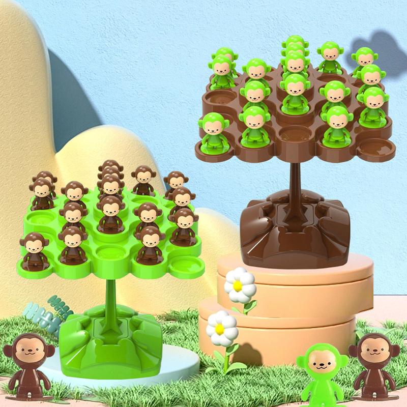 Kids Birthday Party Favors Baby Shower Gifts Pinata Fillers Mini Monkey Balance Tree Family Games Desktop Toys