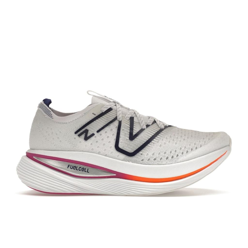 New Balance FuelCell SuperComp Weiß Victory Blue Herren Sneaker Magenta-Pop MRCXLW2