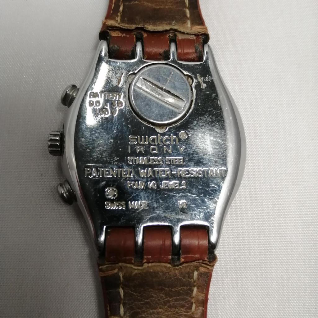 Used SWATCH black brown watch