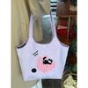 Embroidered Tote Bag with Large Capacity, Suitable for Daily Commuting, Single-shoulder Bag