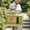 Traditional Dragon Boat Festival Gift Box with Tassels Festival Gift Packaging Basket Square Exquisite Handheld Gift Box