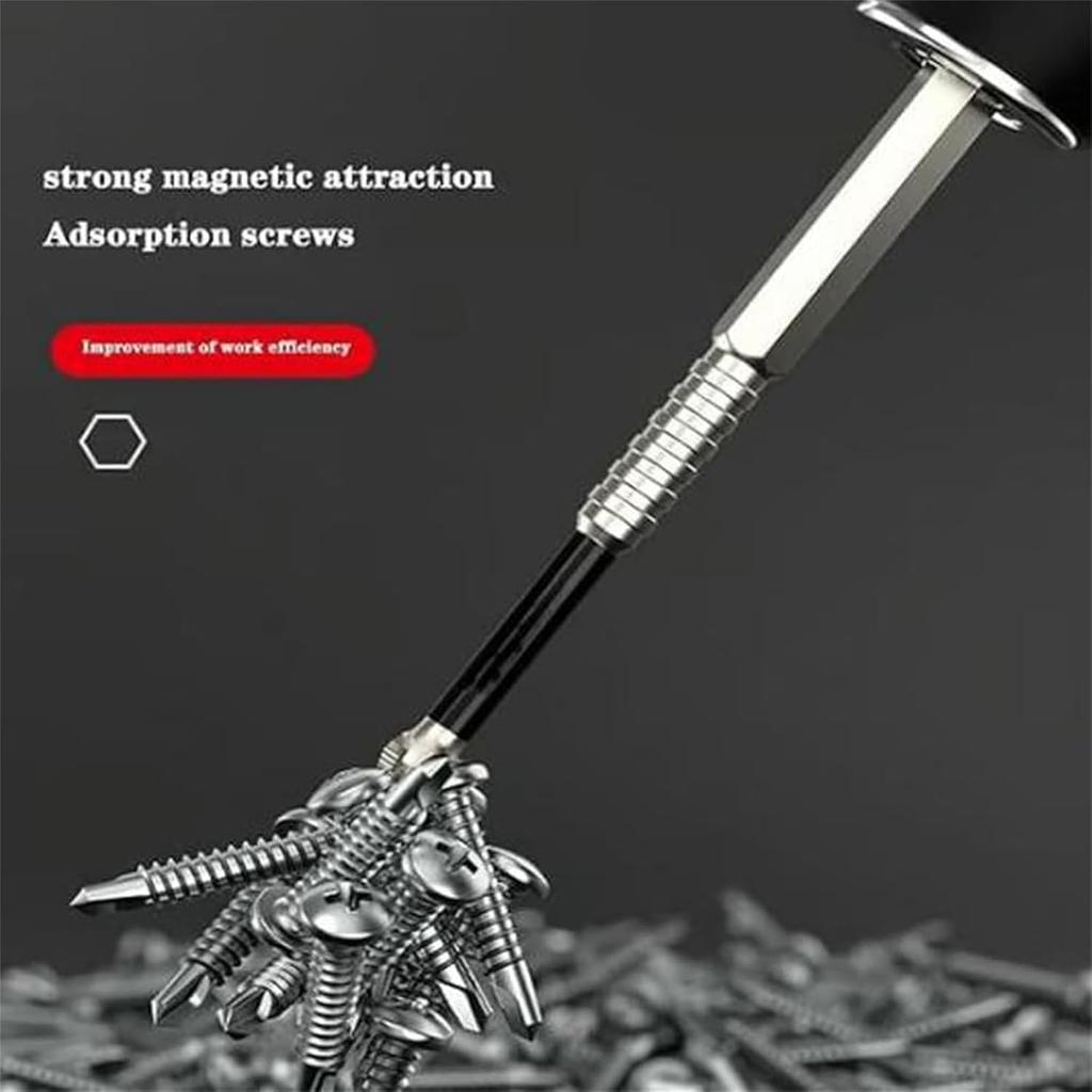 Slideach Magnetic Screwdriver Bits, High Magnetic Screwdriver Drill Bit Set, Anti-Slip Electric Screwdriver Set, Electric Precision Set, 50 65 75 100