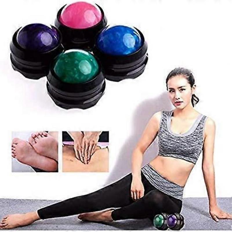 Massage Ball Manual Roller Massager Relax Ball Self Massage Therapy Tool for Sore Muscles, Shoulders, Neck, Back, Foot, Body, Deep Tissue, Stiffness, 