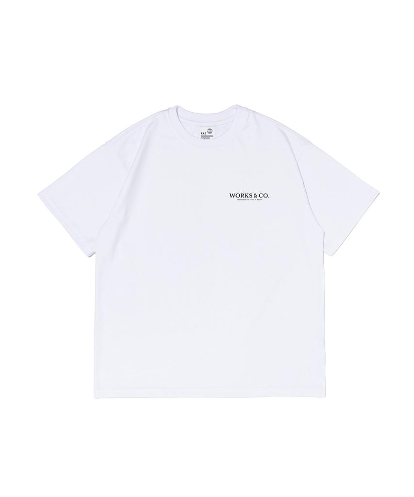 Wogseuaenko Signature Logo Short Sleeve T-Shirt (White)