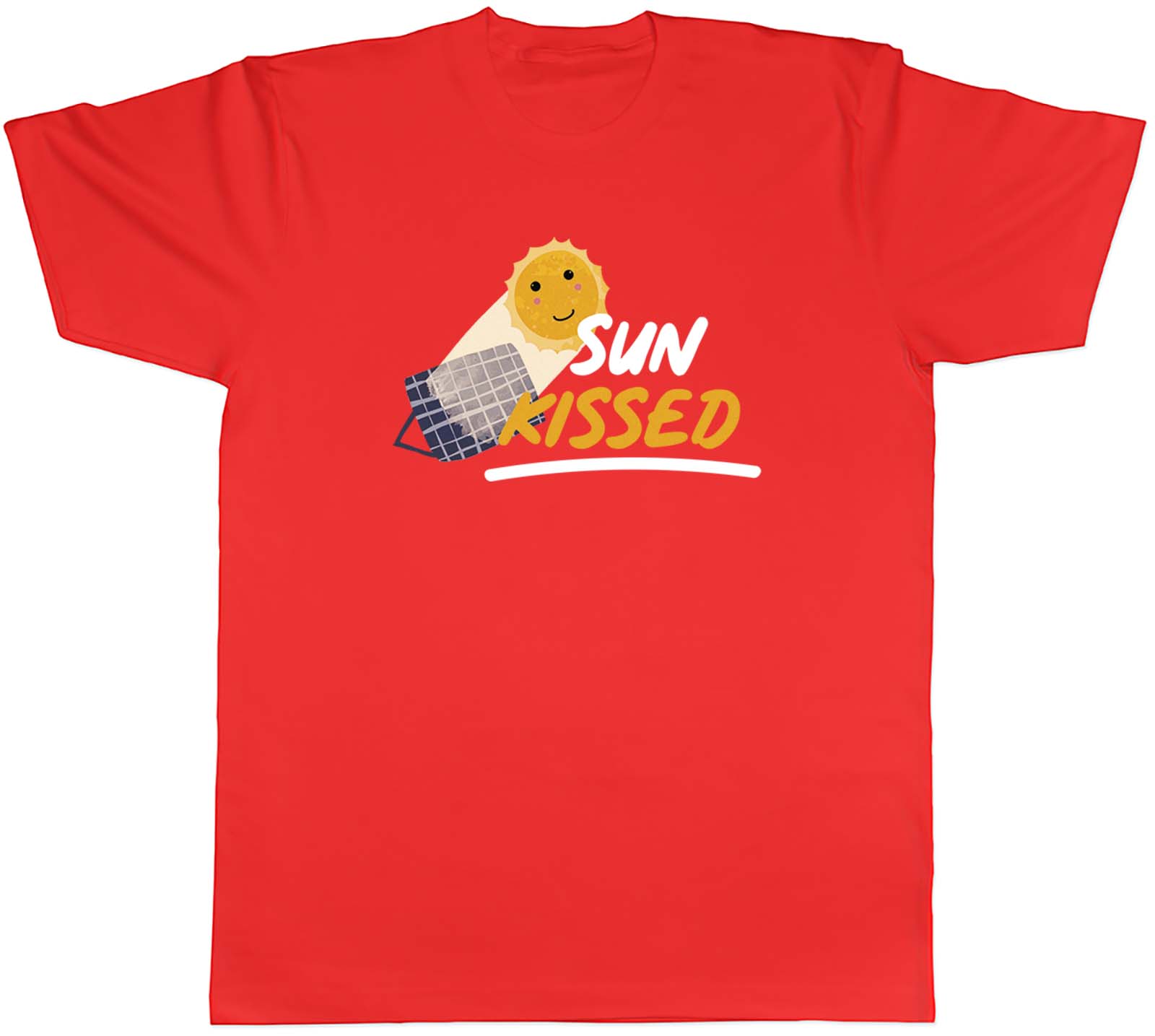 Sun Kissed Unisexs TShirt Powered by Solar Power Tee Gift S