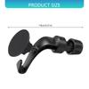 Magnetic Car Seat Phone Mount 360 Rotation Adjustable Holder with Hook for Phone 17 16 15 14 Series ABS Material