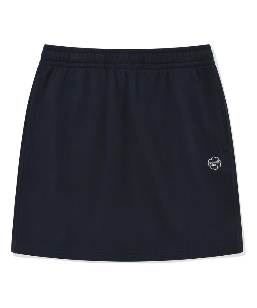 Covernat Woman Sweat Skirt Navy