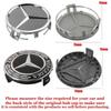 Autoaufkleber Für Mercedes Benz 75MM Auto Styling Radnabendeckel Radkappen Ersatz Für Mercedes Benz W211 W203 W204 W210 W1