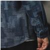 Spring and Autumn New Men's Long-sleeved Plaid Denim Loose Casual Shirt Jacket