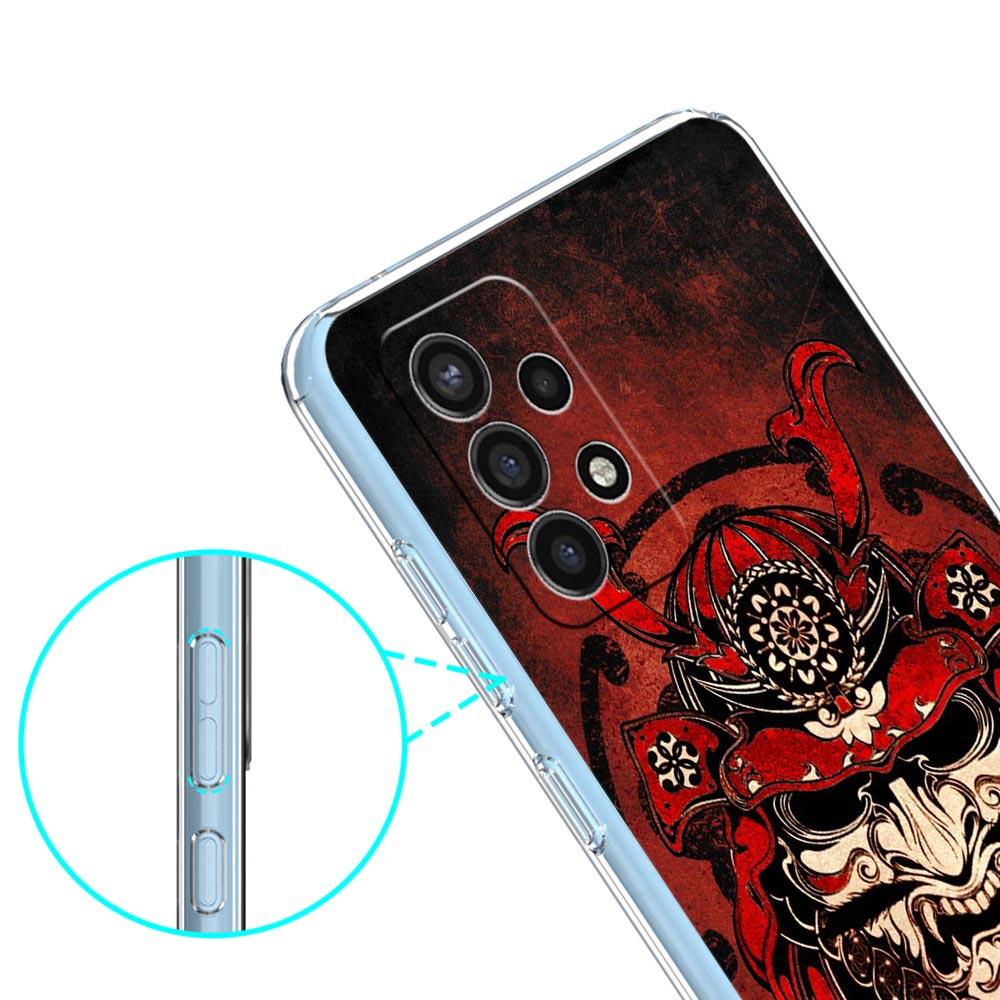 Case For Samsung Galaxy A13 A23 A33 A53 A73 5G A51 A71 A21S A12 A11 A31 A41 A01 A03s A52 A32 A22 Cover Japanese Bushido Samurai