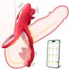 APP Stimolatore del clitoride e dei testicoli Anello vibrante per il pene Giocattolo sessuale maschile Anello vibrante per il pene Vibratore con 9 vibrazioni Giocattoli sessuali per adulti per uomini e donne