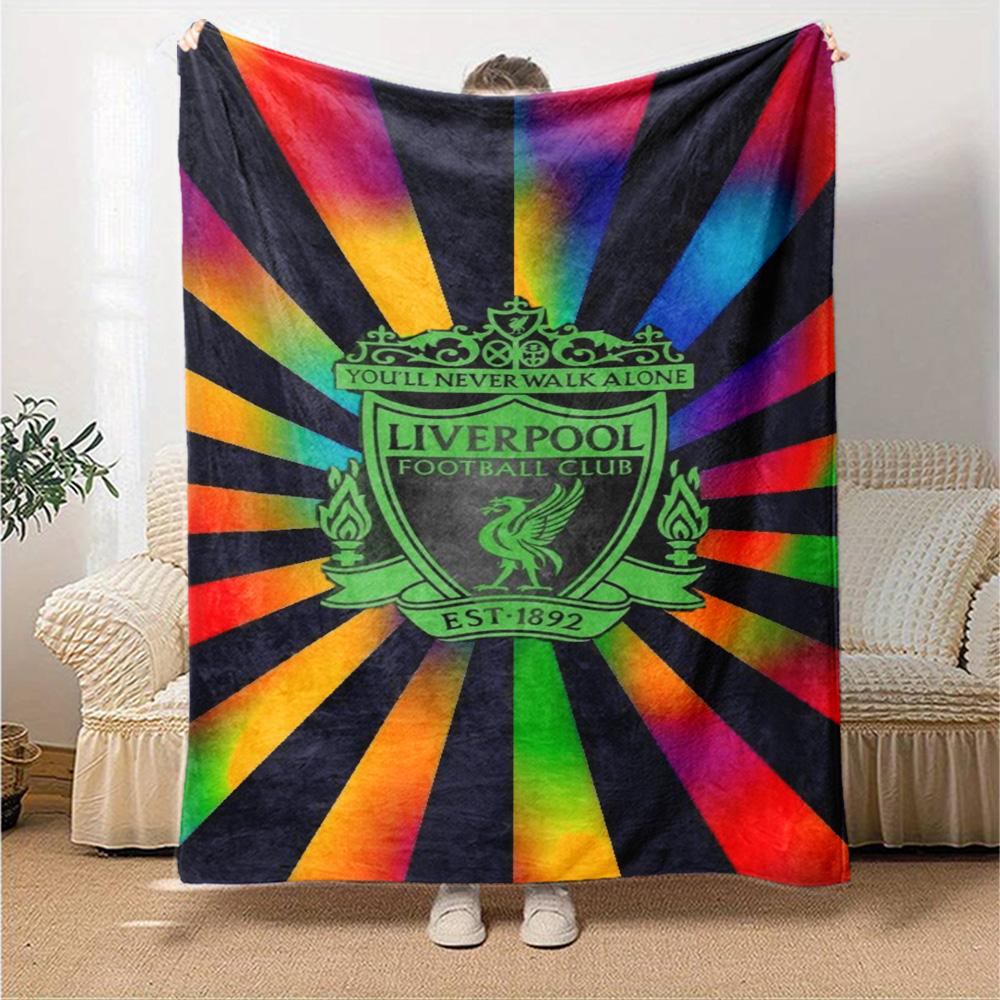 Liverpool Blanket Comfortable Perfect for Couch Bed Picnics for All Seasons Modern Gift for Travel Home Birthdays