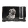 Bullmastiff – Pen Stand, Crystal Organiser with Dog Photo | Art-Dog