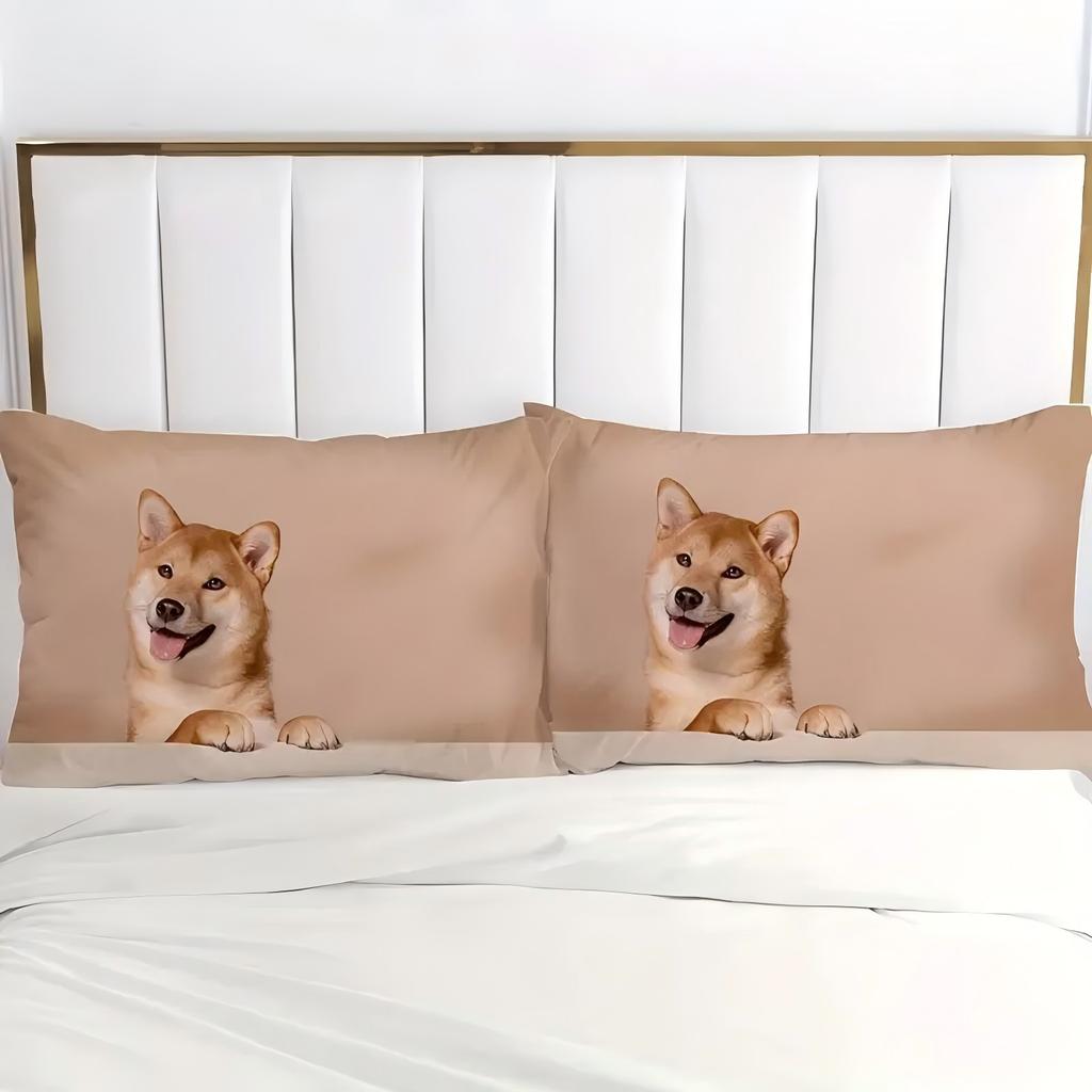 Cute Akita Dog 3d Printed Duvet Cover Set Home Soft Comfortable Luxury Bedding Set Animal Pet Theme Quilt Covers Set Pillowcases
