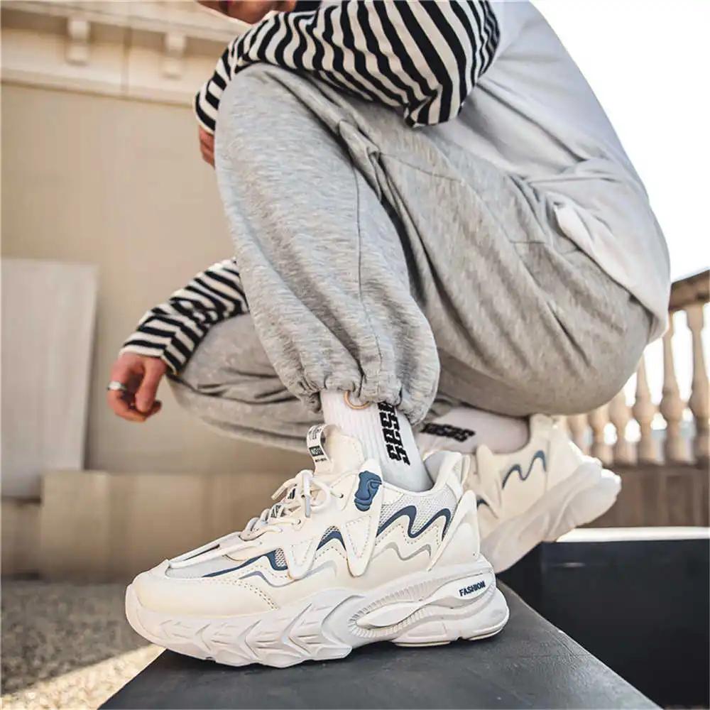 Thick Sole Number 42 Sneakers For Men Size 46 Vulcanize Vulcanized Sports Shoes Man Economic Tennis Top Sale Trend Bascket
