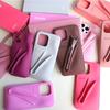 Rhode Silicone Full-Coverage iPhone 13/14/15 Pro Max Case with Lipstick Lip Gloss Design
