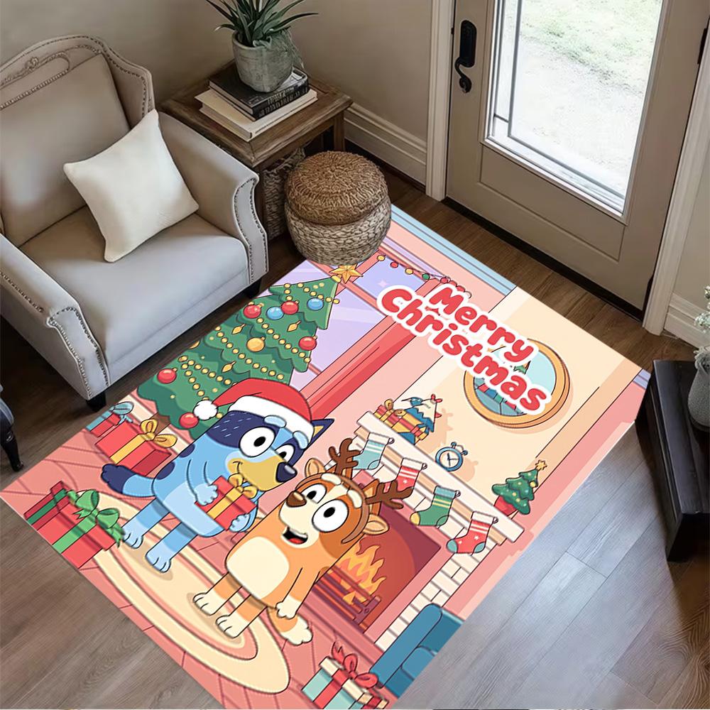 Happy Holiday Celebration Area Rug Perfect for Dining Room Dormitory Playrooms Balcony Antislip Carpet Decorate Offices Perfect Gift for Women/Men