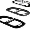 For Mercedes Benz E-Class W214 2024+ E260 300 ABS Car Rear Exhaust Muffler Pipe Cover Trim Tail Throat Frame