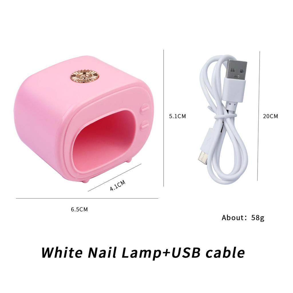 Portable USB Mini Nail Gel Lamp for UV/LED Polish