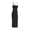 AltGoth Fairycore Sexy Midi Dress Women Streetwear Mall Gothic Backless Lace-up Halter High Waist Bodycon Dress Partywear Female