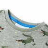 T-shirt pour enfants mélange kaki clair 92/104/116/128/140