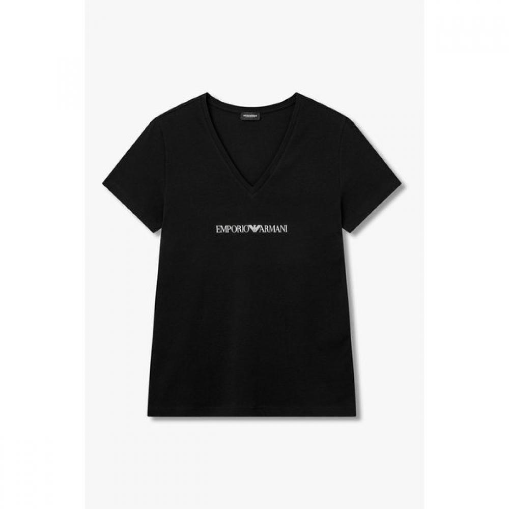 Emporio Armani Women S STreTch V Neck Lounge T ShirT 0826135502 S(90)
