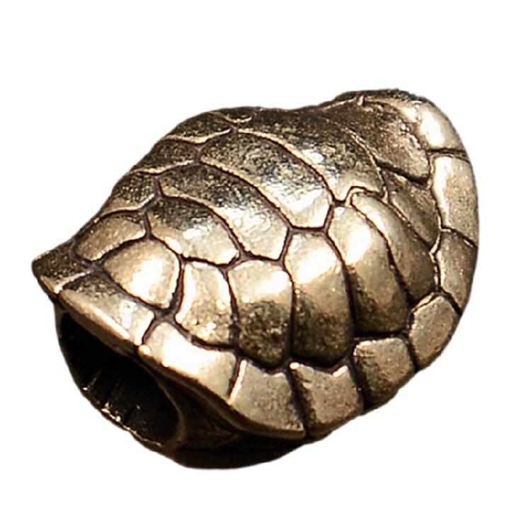 Metal Tortoiseshell Charm Pendant for Handmade Bracelets and Necklaces Large Hole Braiding Artistic Collectibles