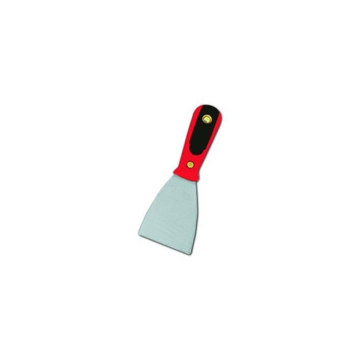 Spatule - RUBIFLEX - 40 mm - Acier inoxydable - Poignée ergonomique - Gris