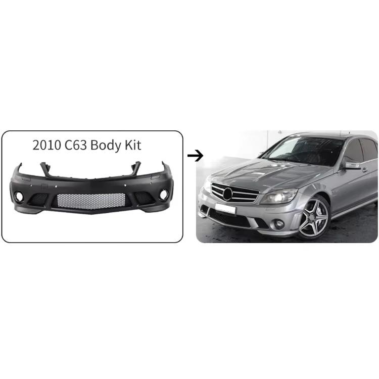 AMG C63 W204 Front Bumper Upgrade Kit for Mercedes-Benz W204 200