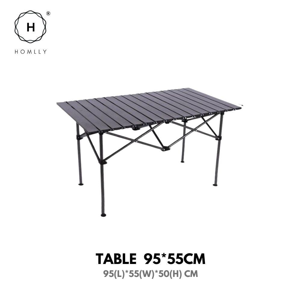 HOMLLY Joqii Foldable Outdoor Camping Table Chair