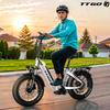 Skládací elektrokolo Ttgo F6 250W motor 36V20Ah lithiová baterie hydraulická brzda EBike maximální dojezd 100 km terénní elektrokolo