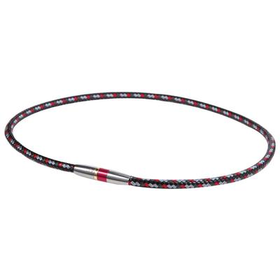 Phiten RAKUWA Neck X50 High-End III Titanium Necklace, Unisex, Adult, 50cm, Red