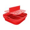 Separate Silicone Air Fryer Liner Square Round Foldable Air Fryer Pad Heat Resistant Multicolor Air Fryer Silicone Pot
