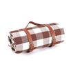 Wasserdichte Outdoor-Picknickmatte mit Lederriemen für Camping und Strand