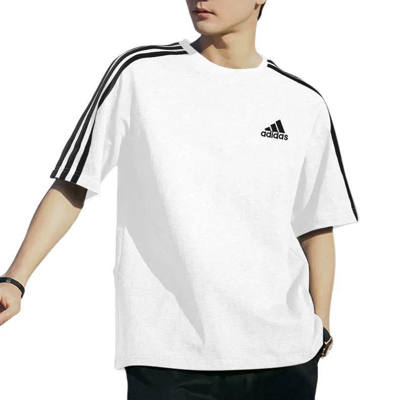 adidas Essentials Single Jersey Knit Cotton Short Sleeve T-Shirt Men Tops KU3922
